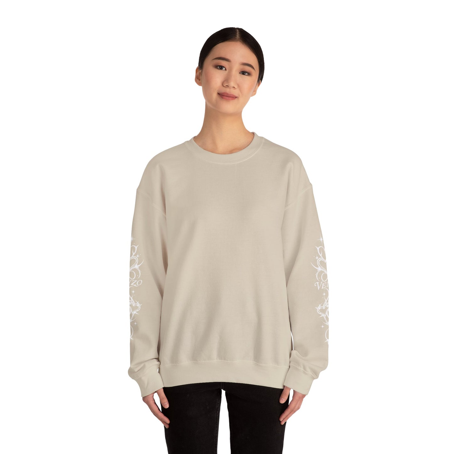 Venzo Hearts Crewneck
