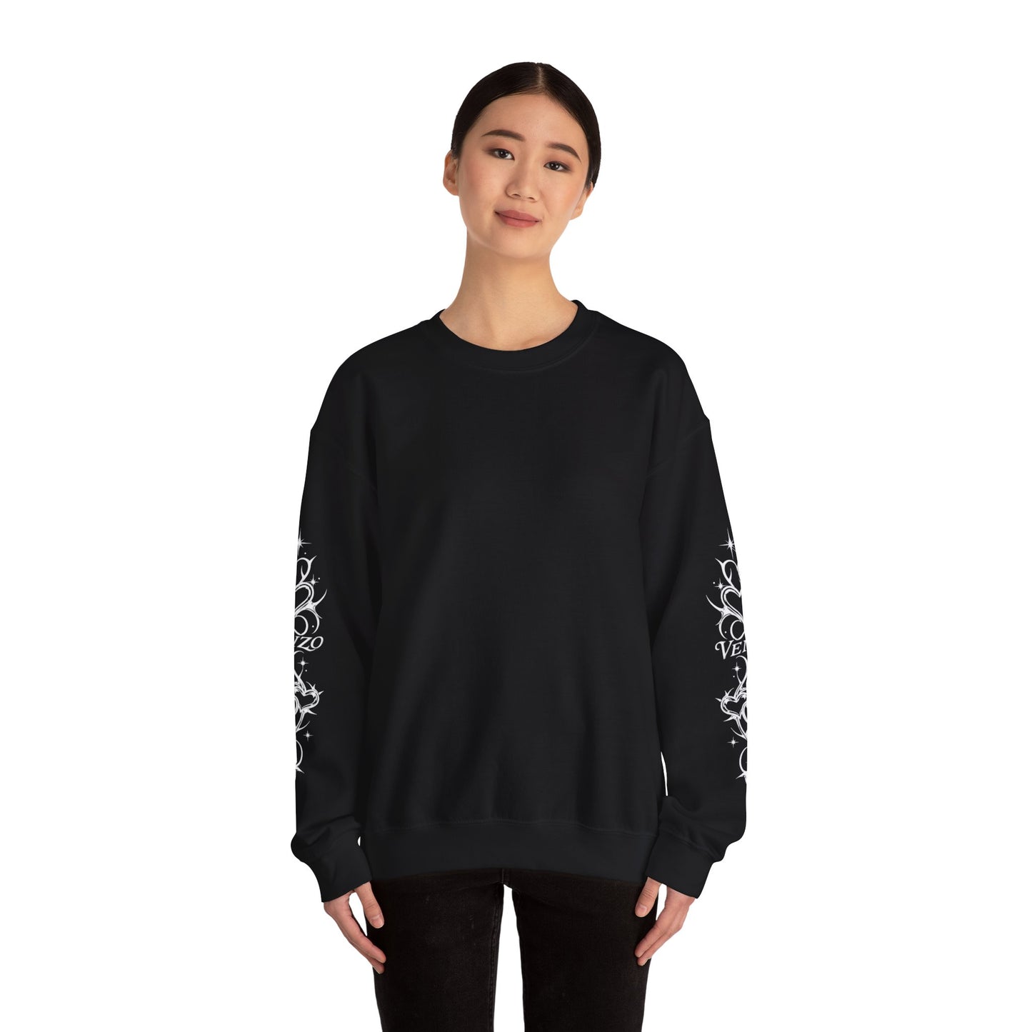 Venzo Hearts Crewneck